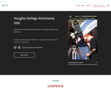 Douglas College Astronomy 1105