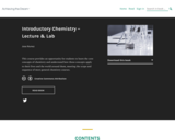 Introductory Chemistry - Lecture and Lab