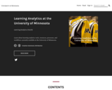 Learning Analytics at the University of Minnesota