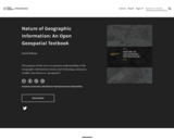 Nature of Geographic Information: An Open Geospatial Textbook