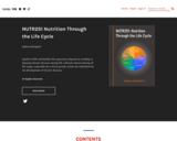 NUTR251 Nutrition Through the Life Cycle