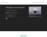 Philosophy in the Humanities