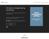 The Word on College Reading and Writing