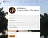 Malayalam Pronunciation: The Basics