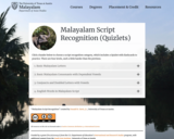 Malayalam Script Recognition (Quizlets)