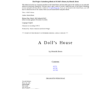 The Project Gutenberg eBook of A Doll's House, by Henrik Ibsen