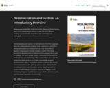 Decolonization and Justice: An Introductory Overview