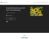 Crop Wild Relatives and their Use in Plant Breeding