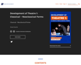 Development of Theatre 1: Classical - Neoclassical Forms