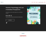 Forensic Psychology and Law: A Canadian Perspective