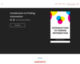 Introduction to Finding Information