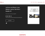 Latinxs and Black Lives Matter: Latinx Talk Mini-Reader #1
