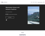 Mycenaean Greece and Homeric Tradition