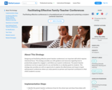 Facilitating Effective Family-Teacher Conferences