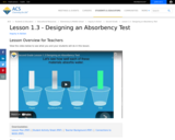 Lesson 1.3 - Designing an Absorbency Test