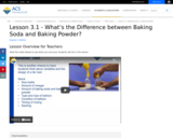 Lesson 3.1 - What’s the Difference between Baking Soda and Baking Powder?