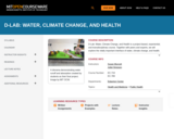 D-Lab: Water, Climate Change, and Health