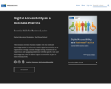Digital Accessibility as a Business Practice