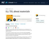 S1 E3: TIL about materials