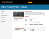 Urban Transportation Planning