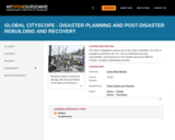 Global Cityscope - Disaster Planning and Post-Disaster Rebuilding and Recovery