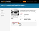 Disaster, Vulnerability and Resilience