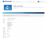 OER-UCLouvain: Software Maintenance and Evolution