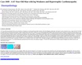 Pathology Case Study: A 67-Year-Old Man with leg Weakness and Hypertrophic Cardiomyopathy