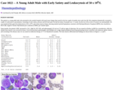 Pathology Case Study: A Young Adult Male with Early Satiety and Leukocytosis of 50 x 10