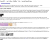 Pathology Case Study: An 11-Year-Old Boy With a Sacral Spinal Mass