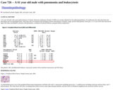 Pathology Case Study: A 61 year old male with pneumonia and leukocytosis