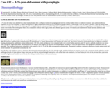 Pathology Case Study: A 76-year-old woman with  paraplegia