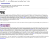 Pathology Case Study: A woman in her 50s with a cervical intra- and extraspinal mass lesion