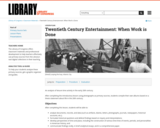 Twentieth Century Entertainment: When Work is Done