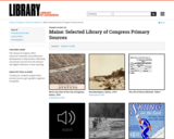 Maine: Selected Library of Congress Primary Sources