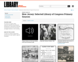 New Jersey: Selected Library of Congress Primary Sources