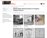 Rhode Island: Selected Library of Congress Primary Sources