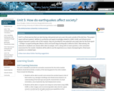 Unit 5: How do earthquakes affect society?