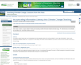 Incorporating Information Literacy into Climate Change Teaching
