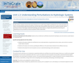 Unit 1.3: Understanding Perturbations to Hydrologic Systems
