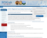 Unit 6: Regional Case Study Community Action Plans