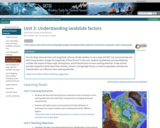 Unit 3: Understanding landslide factors