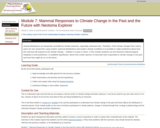 Module 7: Mammal Responses to Climate Change in the Past and the Future with Neotoma Explorer
