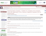 Schreinemakers Analysis - Problem #2: Analysis of an Invariant Point with Application of the Clausius-Clapeyron Equation