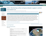 Unit 2: Monitoring surface and groundwater supply in central and western US