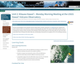 Unit 2: Kilauea Hawai'i - Monday Morning Meeting at the USGS Hawai'i Volcano Observatory