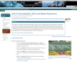 Unit 4: Groundwater, GPS, and Water Resources
