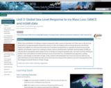 Unit 3: Global Sea-Level Response to Ice Mass Loss: GRACE and InSAR data