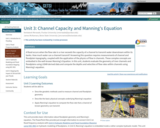Unit 3: Channel Capacity and Manning's Equation
