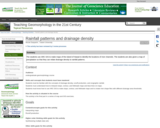 Rainfall patterns and drainage density